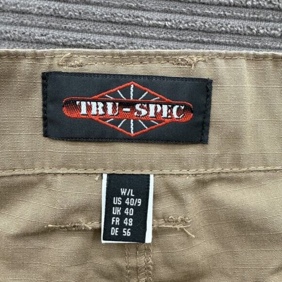 Tru-Spec Cargo Shorts Mens 40 Khaki Ripstop Utility Tactical Outdoor Workwear - Picture 3 of 8